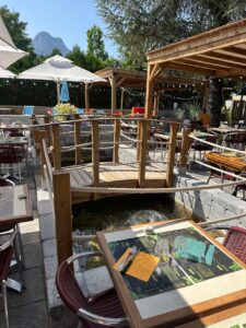 sunset beach restaurant kids friendly à annecy