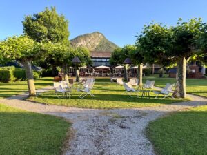restaurant lac d'annecy les parasols petit Létraz