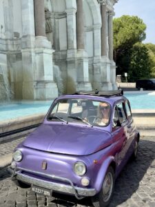 Fiat 500 visiter Rome