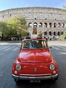 Fiat 500 visiter Rome